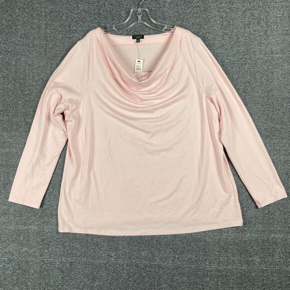 Talbots Womens Top 2X/2XP Work Office Capsule Everyday Minimal Staple Norm Basic - Picture 2 of 9